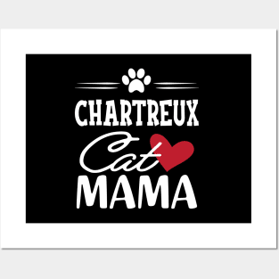 Chartreux Cat Mama Posters and Art